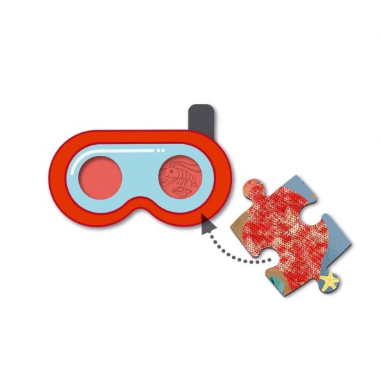 Παιδικό Puzzle Top Secret-Beach 60pcs για 4+ Ετών Apli Kids AP-19220