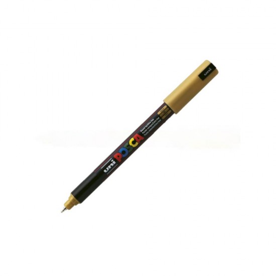 Posca Μαρκαδόρος Σχεδίου 0.7mm Χρυσός PC-1MR(N)