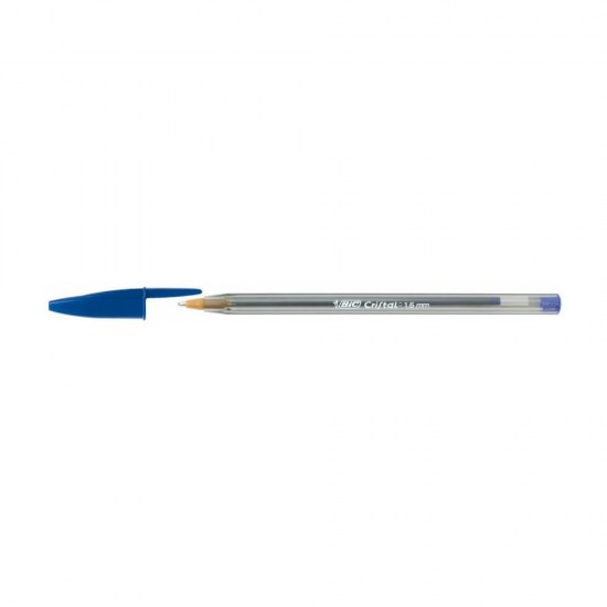 Bic Στυλό Ballpoint Cristal Large 1.6mm με Μπλε Mελάνι 501374