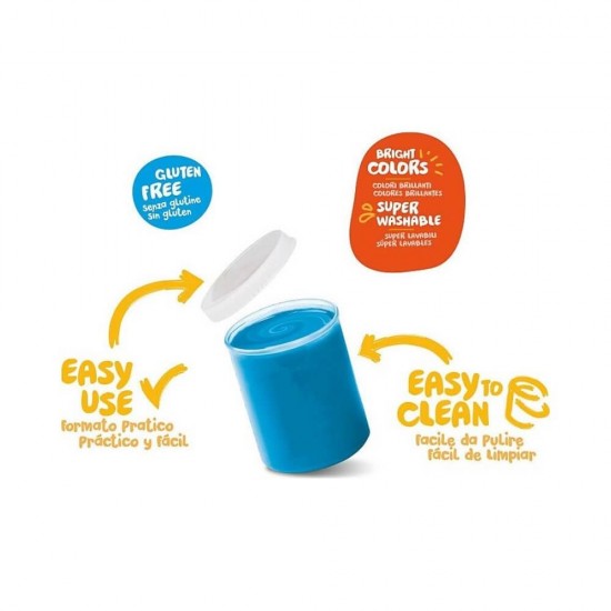 ΔΑΚΤΥΛΟΜΠΟΓΙΕΣ CARIOCA BABY (2+) 6 χρώματα x 80ml 103KO032