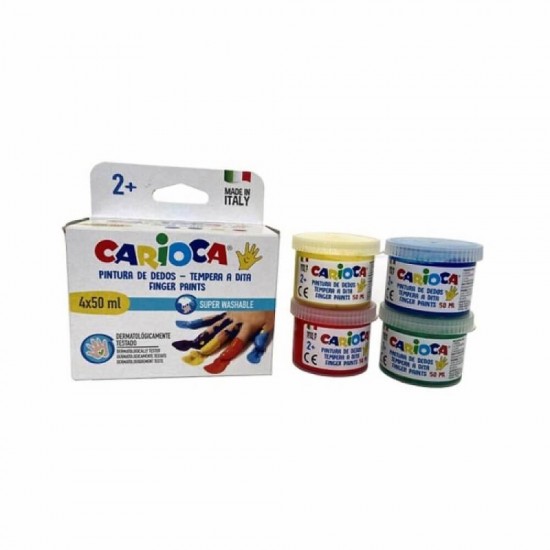 ΔΑΚΤΥΛΟΜΠΟΓΙΕΣ CARIOCA (2+) 4 χρώματα x 50ml 10343173