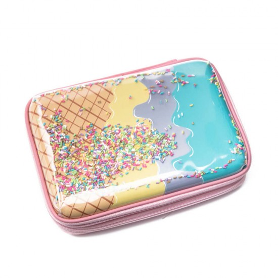YOLO Διπλή Κασετίνα Ice Cream με Sprinkles 10108