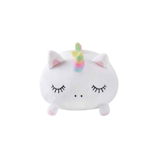 I-Total Gift Παιδικό Διακοσμητικό Μαξιλάρι Unicorn Λευκό Μ33xΥ30εκ XL2205