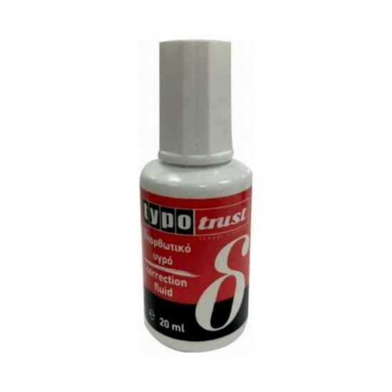 Typotrust Διορθωτικό Υγρό με Πινέλο 20ml TC6021