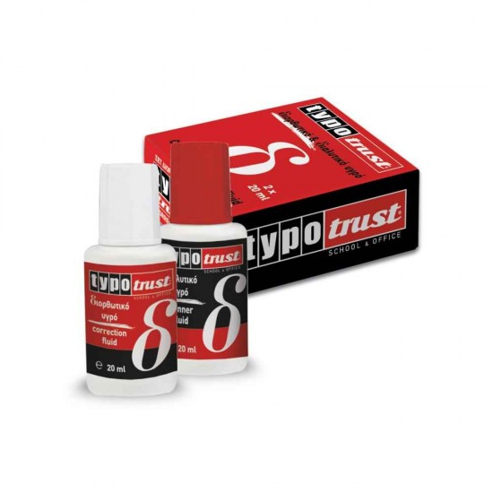 Typotrust Διορθωτικό Υγρό και Διαλυτικό Set 20ml TC6022