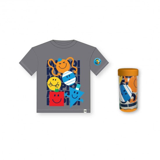 Χάρτινη Πόλη Μικροί Κύριοι Παιδικό T-shirt Γκρι για 3-4 Ετών HP.TST.0011