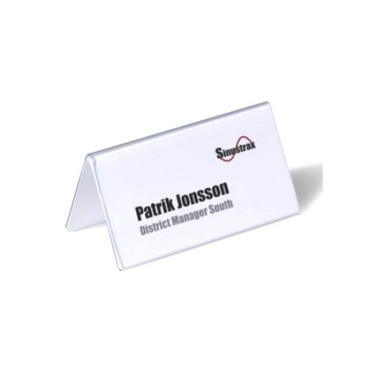 ΘΗΚΗ PVC Λ DURABLE NAME HOLDER 52mm/104Χ100mm 1658051