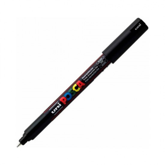 Posca Μαρκαδόρος Σχεδίου 0.7mm Μαύρος PC-1MR(N) 