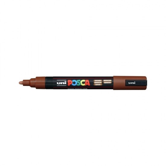 Posca Μαρκαδόρος Σχεδίου 2.5mm Καφέ PC-5M(N)