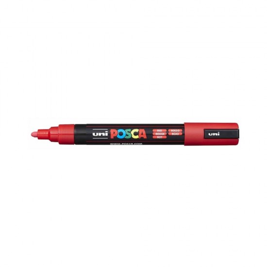 Posca Μαρκαδόρος Σχεδίου 2.5mm Κόκκινος PC-5M(N)