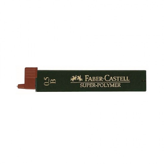Faber-Castell 12 Μύτες Μολυβιού Super Polymer Πάχους 0.5mm Τύπου B 120501