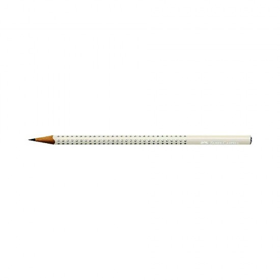 Faber-Castell Sparkle Μολύβι B Περλέ Λευκό 118236