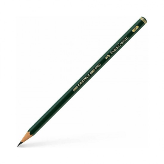 Faber-Castell 9000 Μολύβι Σχεδίου HB Πράσινο 119000