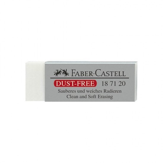 Faber-Castell Γόμα για Μολύβι Dust Free Λευκή 164187120