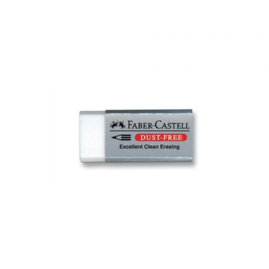 Faber-Castell Γόμα για Μολύβι Dust Free Λευκή Mini 164187130