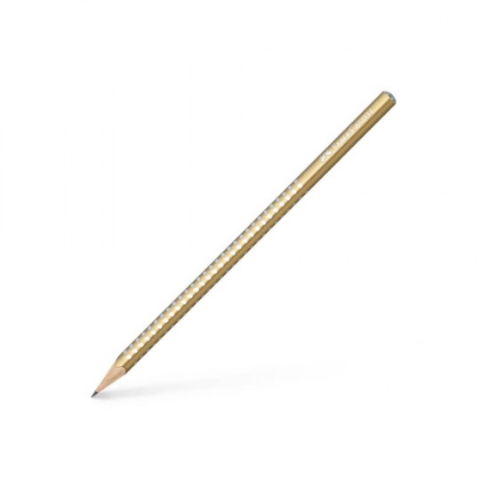 Faber-Castell Mολύβι Grip Sparkle II Χρυσό 118214