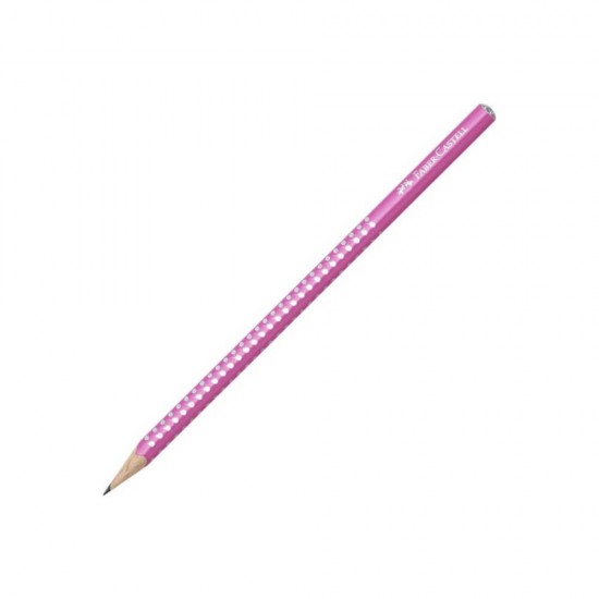 Faber-Castell Mολύβι Grip Sparkle II Ροζ 118212