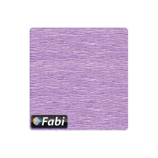 Fabi Χαρτί Γκοφρέ 50 x 200cm Λιλά 908026