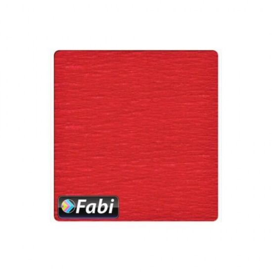 Fabi Χαρτί Γκοφρέ 50 x 200cm Κόκκινο 908001