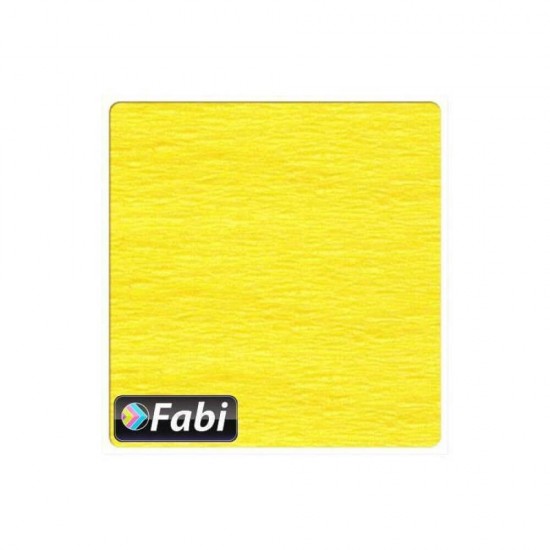Fabi Χαρτί Γκοφρέ 50 x 200cm Κίτρινο 908030
