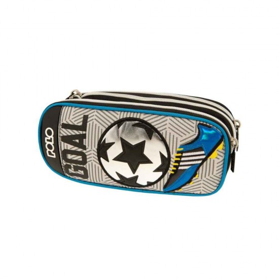 Polo Base Free Expand Goal Κασετίνα Βαρελάκι με 3 Θήκες 937007-8180