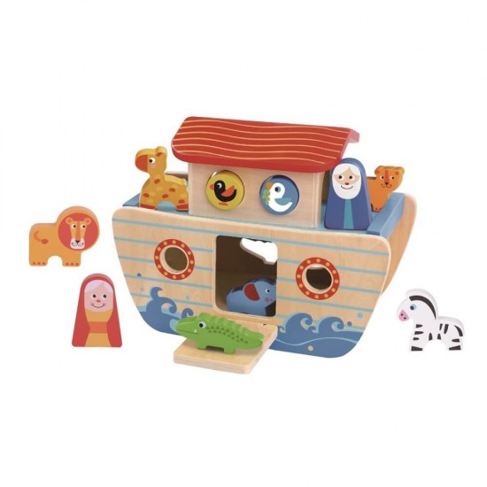 Tooky Toy Ξύλινη Κιβωτός Του Νώε TK487