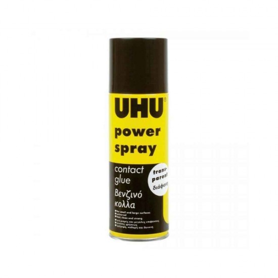 UHU Power Σπρέι Βενζινόκολλας Διάφανη 200ml 25927299