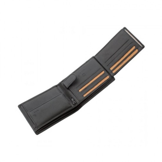 Lavor Δερμάτινο Ανδρικό Πορτοφόλι με RFID Μαύρο 1-3702