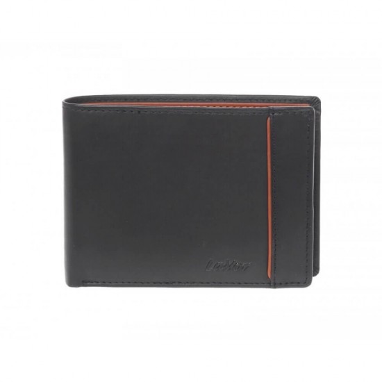 Lavor Δερμάτινο Ανδρικό Πορτοφόλι με RFID Μαύρο 1-5114