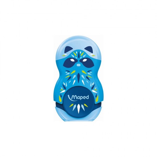Maped Ξύστρα με Γόμα Loopy Mini Cute Μπλε 049113