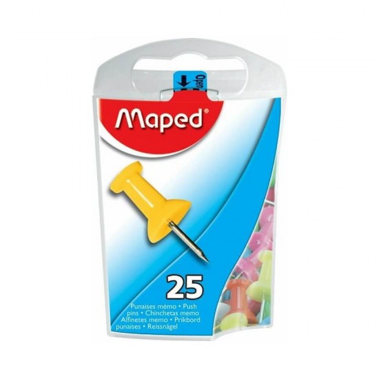 Maped Πινέζες Κώνος σε Διάφορα Χρώματα 10mm 25τμχ 345011