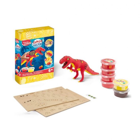 Maped Creative Πλαστελίνη Σετ Μοντελισμού T-Rex 907210
