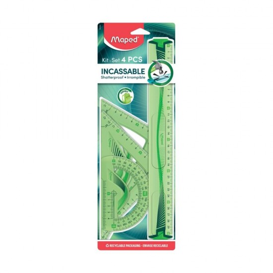 Maped Γεωμετρικό Σετ Οργάνων Flex 30cm 4τμχ 244304
