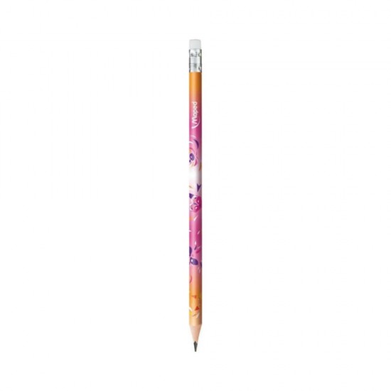 Maped Mini Cute Μολύβι με Γόμα (Διάφορα Σχέδια/Χρώματα) 851874