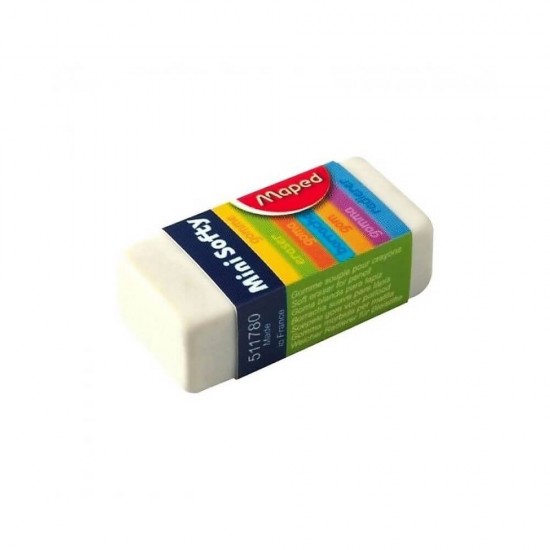 Maped Γόμα για Μολύβι Mini Softy Λευκή 511780