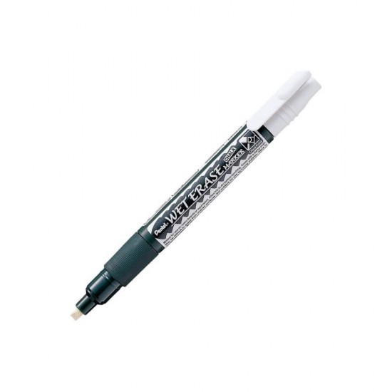 Pentel Wet Erase Chalk Marker Μαρκαδόρος Λευκός Μαυροπίνακα Υγρής Κιμωλίας για Γυαλί SMW26W