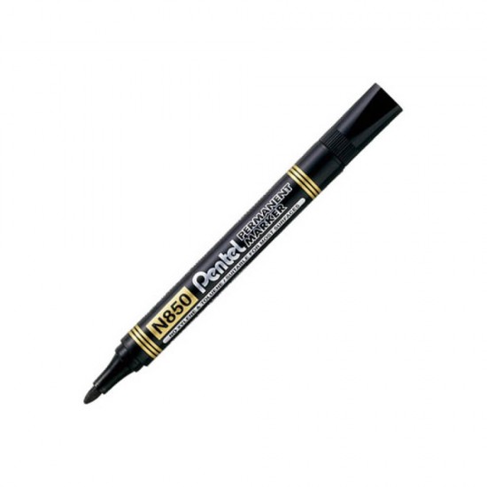 Pentel N850 Ανεξίτηλος Μαρκαδόρος Κιβωτίων Μαύρος N850A