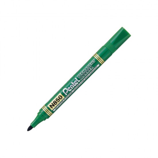Pentel N850 Ανεξίτηλος Μαρκαδόρος Κιβωτίων Πράσινος N850D