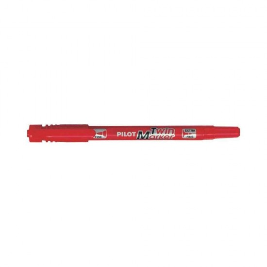 Pilot Twin Marker Μαρκαδόρος Σχεδίου 2mm Κόκκινος SCA-TM-R-BG