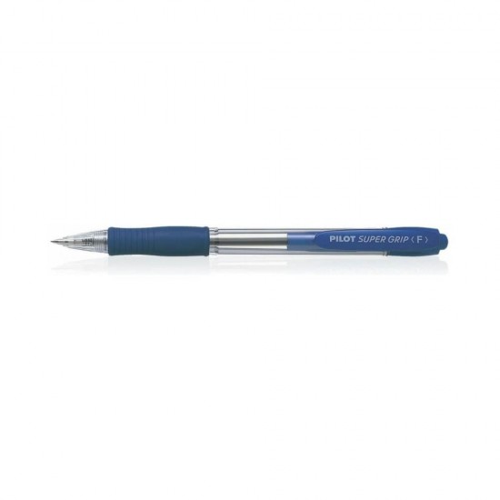 Pilot Στυλό Ballpoint 0.7mm με Μπλε Mελάνι Super Grip BPGP-10R-FL