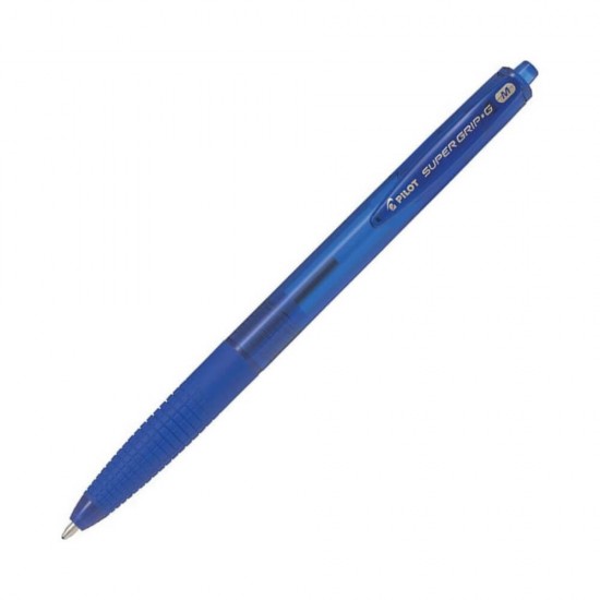 Pilot Στυλό Ballpoint 1.0mm με Μπλε Mελάνι Super Grip G Retractable BPGG-8R-ML