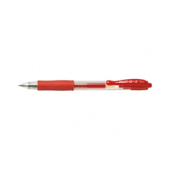 Pilot Στυλό Gel 0.5mm με Κόκκινο Mελάνι BL-G2-5R