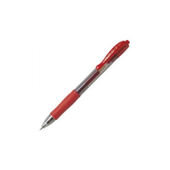 Pilot Στυλό Gel 0.7mm με Κόκκινο Mελάνι G-2 BL-G2-7R