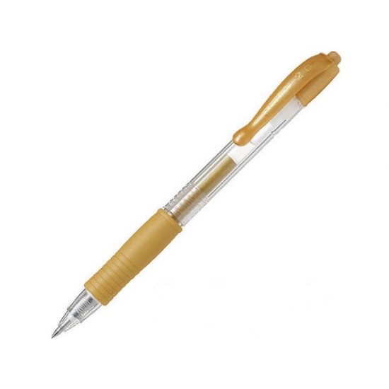 Pilot Στυλό Gel 0.7mm με Χρυσό Mελάνι G-2 Metallic BL-G2-7GD