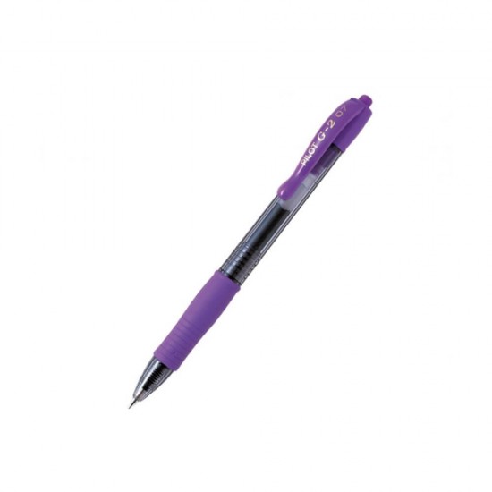 Pilot Στυλό Gel 0.7mm με Μωβ Μελάνι BL-G2-7V