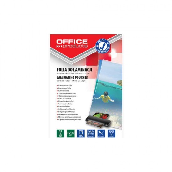 Ζελατίνες Πλαστικοποίησης Office A5 125 microns 100τμχ 20325235-90