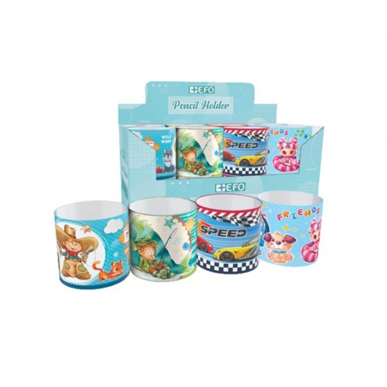 +Efo Μολυβοθήκη Μεταλλική 10x11cm For Boys 771401
