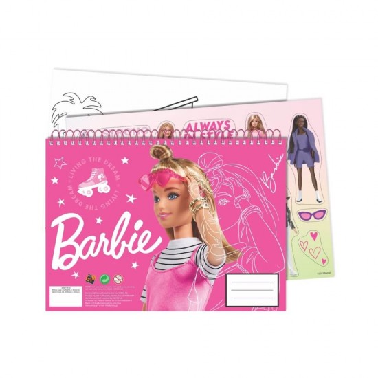 Gim Μπλοκ Ζωγραφικής Barbie C4 22.9x32.4cm 40Φύλλα 349-71416