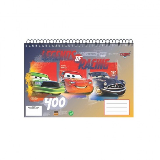 Gim Μπλοκ Ζωγραφικής Cars Legends of Racing A4 21x29.7cm 30Φύλλα 341-38413