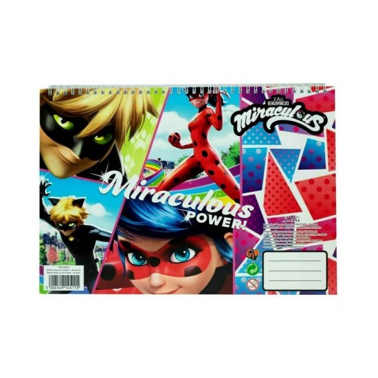 Gim Μπλοκ Ζωγραφικής Ladybug Miraculous Power! A4 21x29.7cm 40Φύλλα 346-06416
